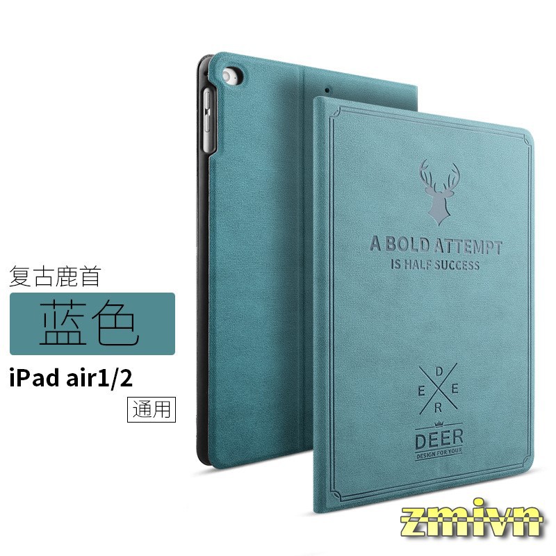 Bao Da Dành Cho Ipad Mini 1/2/3/4/5 , Ipad 2-3-4 , Ipad Air 1-2 gen 5 gen 6 ipad 10.2 gen 7/8 đầu Hươu