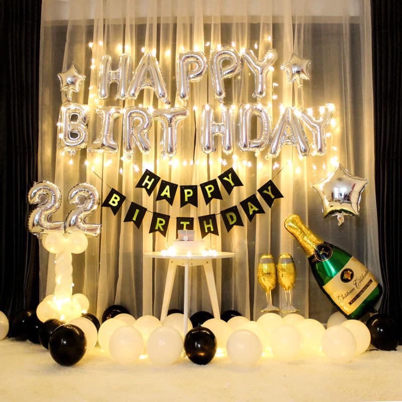 [Ảnh thật] Set trang trí sinh nhật lung linh HPBD (COMBO 48)