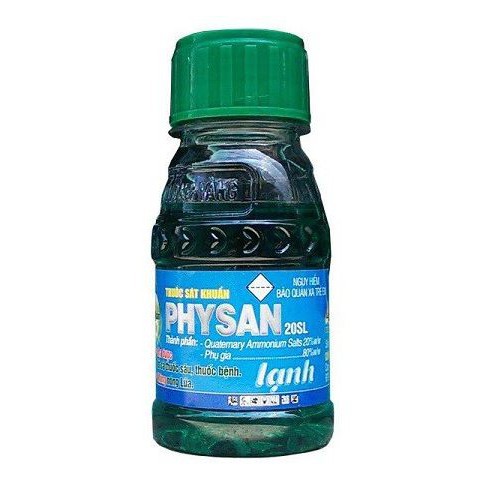 PHYSAN 20SL chai 100ml - Thuốc sát khuẩn lạnh đặc trị thối nhũn, cháy bìa lá