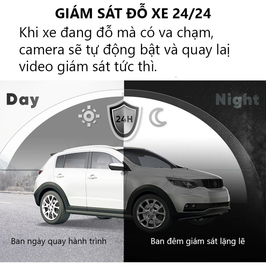 Camera Hành Trình Ô Tô  70mai Pro Plus A500S BẢN QUỐC TẾ Hàng Chính hãng, Tích Hợp Sẵn GPS Hiển Thị Tốc Độ,Siêu Nét 1944