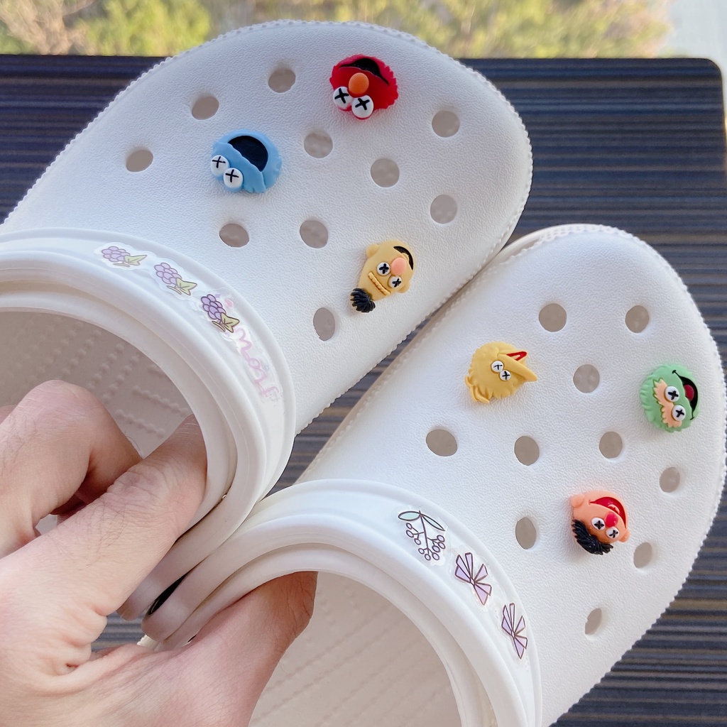 Phụ Kiện Hạt Charm croc Quyến Rũ Cá Tính # Loạt Đường Phố Mè
