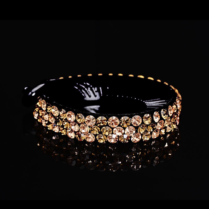 Kẹp Tóc Hình Hoa Đính Đá Phong Cách Hàn Quốc Cho Nữ