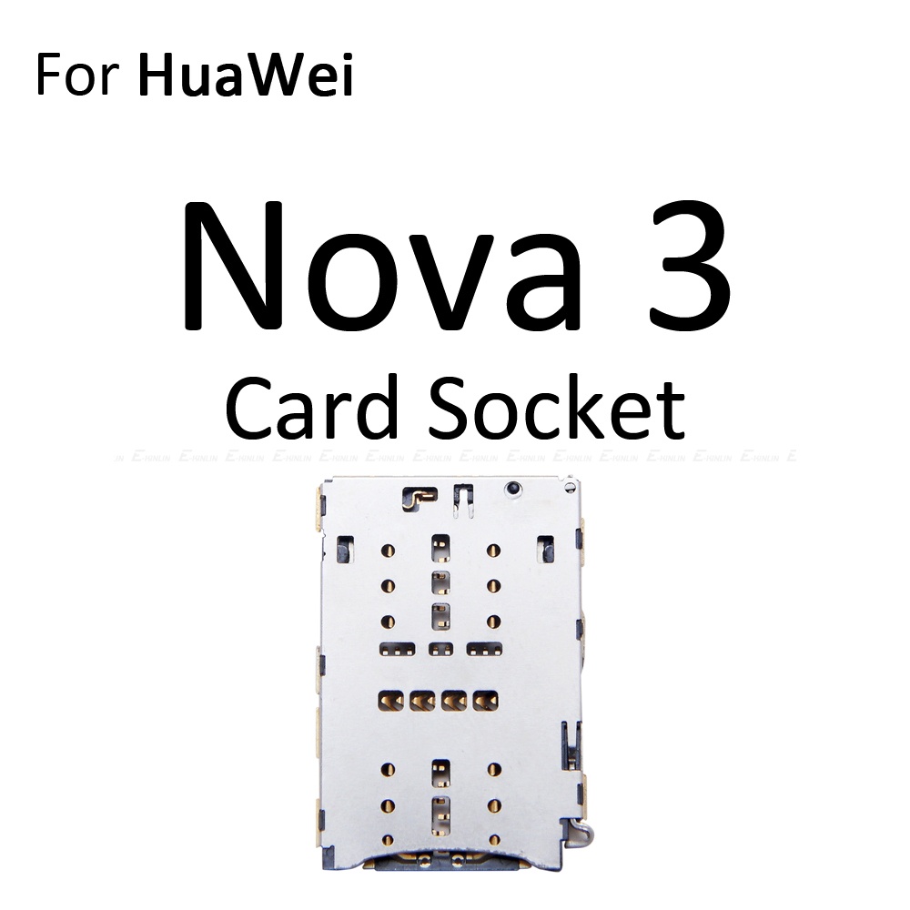 Khay Đựng Thẻ Sim Điện Thoại Thay Thế Chuyên Dụng Cho HuaWei Nova 5i 5 4 3 Micro SD