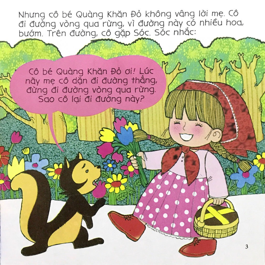 Sách - Bé Tập Kể Chuyện - Cô Bé Quàng Khăn Đỏ