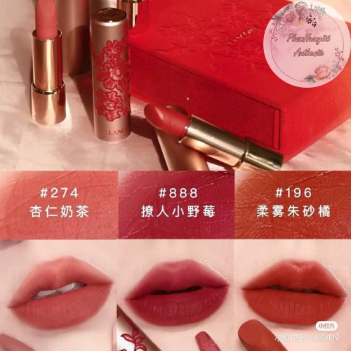 [Chính hãng] Son Lì Lancome L’Absolu Rouge Intimatte Lipstick Lunar 2021