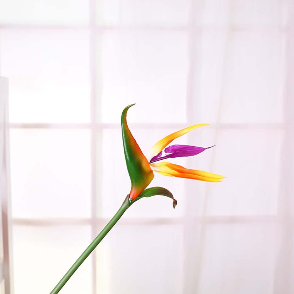 Nhánh hoa nhân tạo bằng lụa tự nhiên nhiều màu sắc dùng trang trí nhà cửa/ tiệc cưới xinh xắn