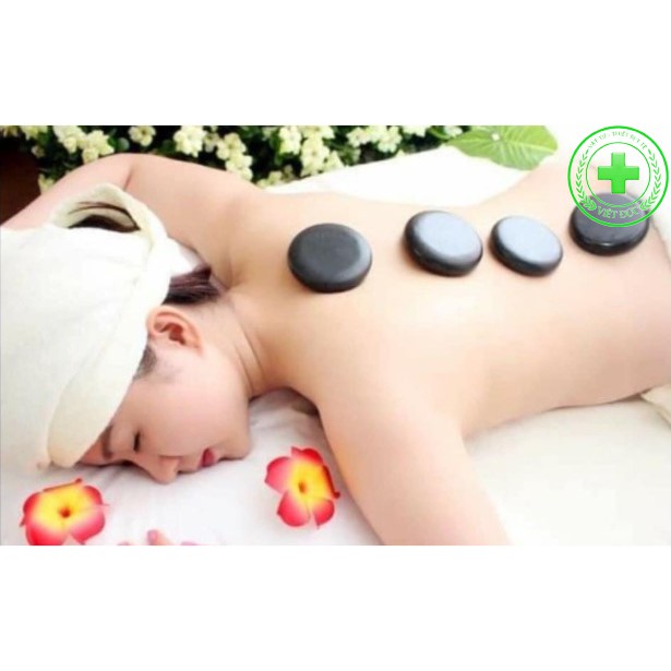 Bộ Đá Nóng Massage 16 Viên cao cấp, kèm tinh dầu 10ml