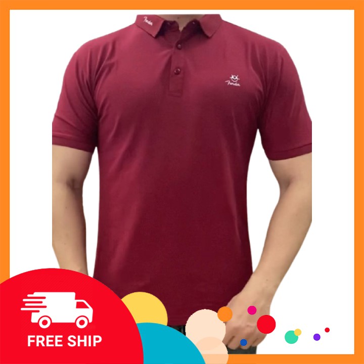 Áo thun nam,Áo polo nam có cổ F̳R̳E̳E̳ ̳S̳H̳I̳P̳, Chất liệu vải cotton cao cấp co giản 4 chiều, vải trơn mềm mịn | BigBuy360 - bigbuy360.vn