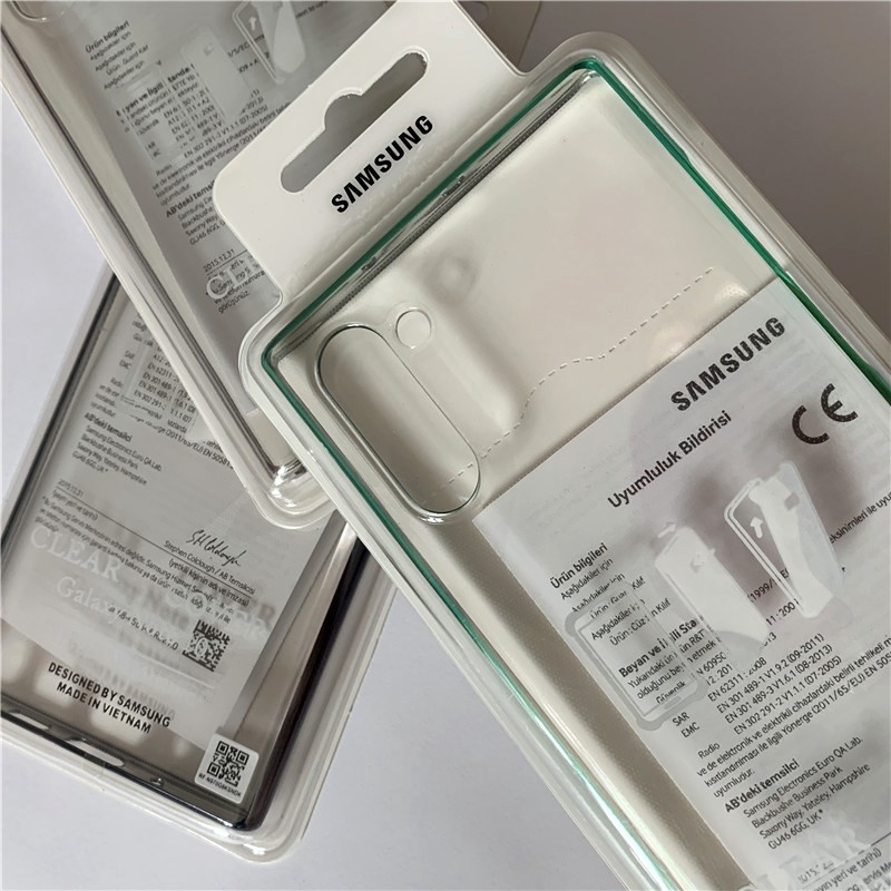 Official Original Samsung Galaxy Note 10 Ốp lưng Clear Case Note 10 Pro Slim Transparent Back COVER Note 10 Plus PC Clear Case
