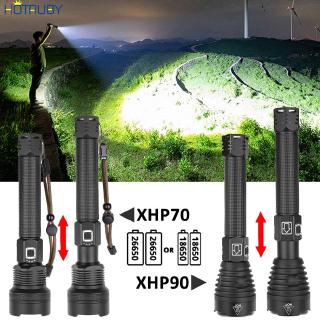 Đèn Pin Cầm Tay Xpe90 Led 3 Chế Độ Với 2 Pin 18650 Hoặc 2x18650/2x26650