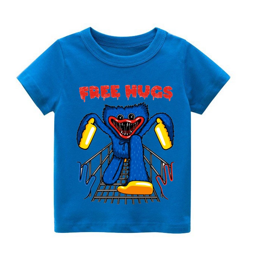 Áo thun cho bé huggy playtime 07 , 4 màu, có size người lớn, Anam Store