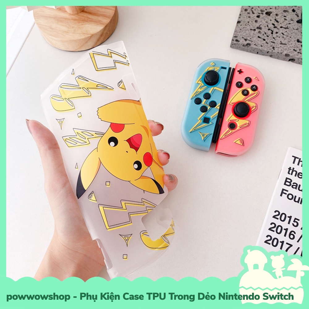 [Sẵn VN - Hỏa Tốc] Phụ Kiện Case Ốp TPU Dẻo Cho Máy Game Cầm Tay Nintendo Switch P-Thunder