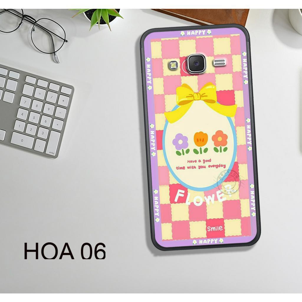 Ốp Lưng  Samsung J1 2016 - J2 Prime - J2 Pro - J2 Core - J4 2018, In Hình HOA, Màu Sắc Bắt Mắt.
