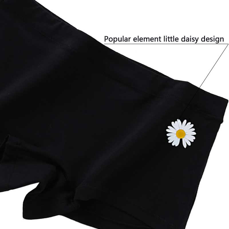 Quần Lót Cotton Thoải Mái Trang Trí Họa Tiết Hoa Cúc Cho Nữ | BigBuy360 - bigbuy360.vn