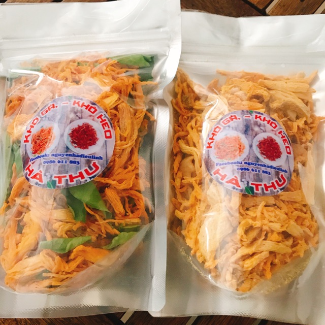 Khô gà bơ tỏi Hà Thư