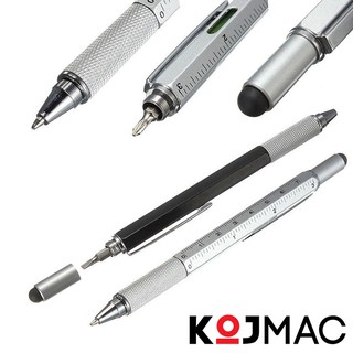Bút Cảm Ứng Điện Thoại Đa Năng 6 trong 1 (Viết được, Vít Vặn Ốc, Thước... ) - PKA071