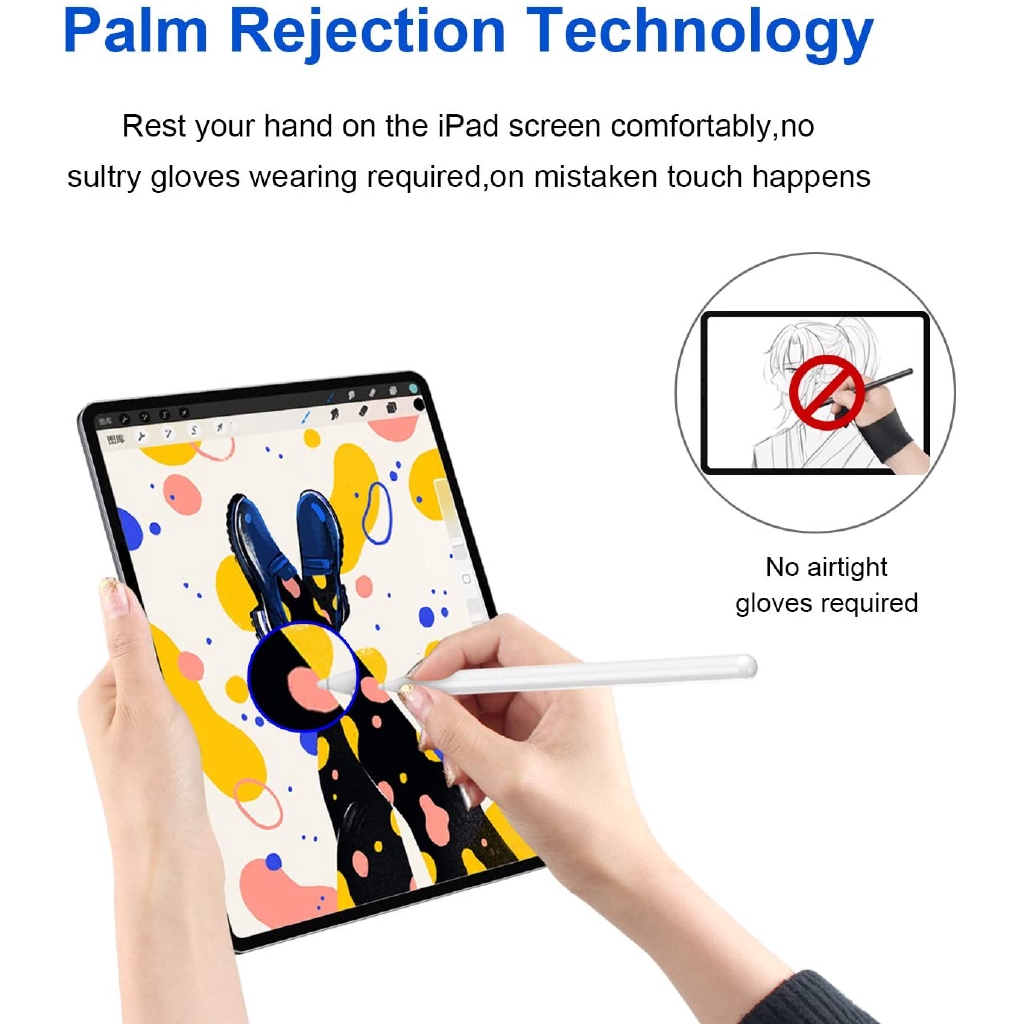 Bút Cảm Ứng GOOJODOQ Tương Thích Cho iPad Với Công Nghệ Từ Chối Bàn Tay