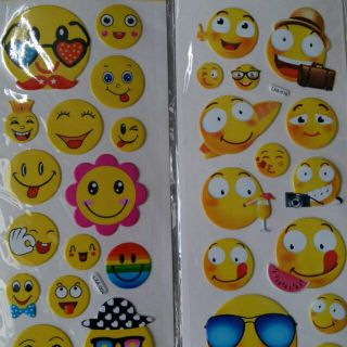 Bộ sticker Smile mặt cười nổi.