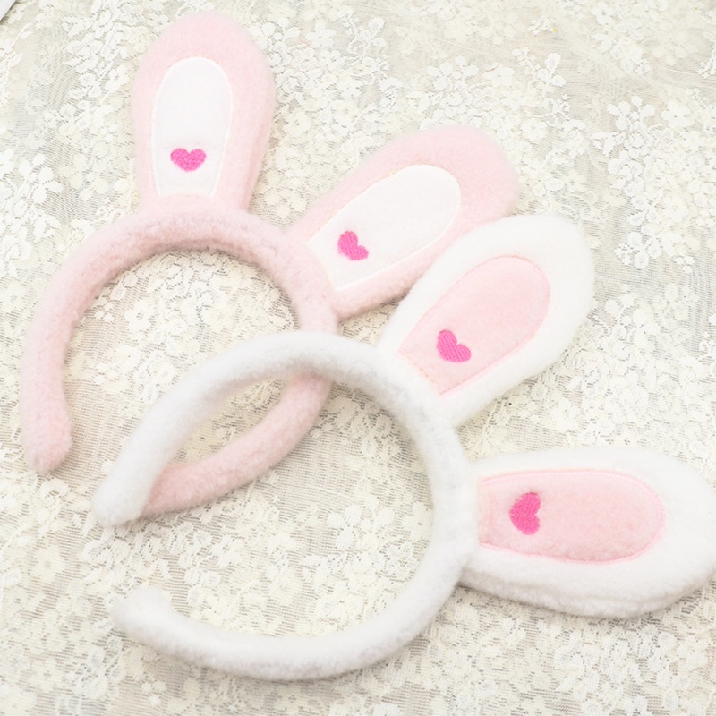 Flgo Băng Đô Cài Tóc Hình Tai Thỏ Dễ Thương Siêu Bền Tiện Dụng Cho Nữ