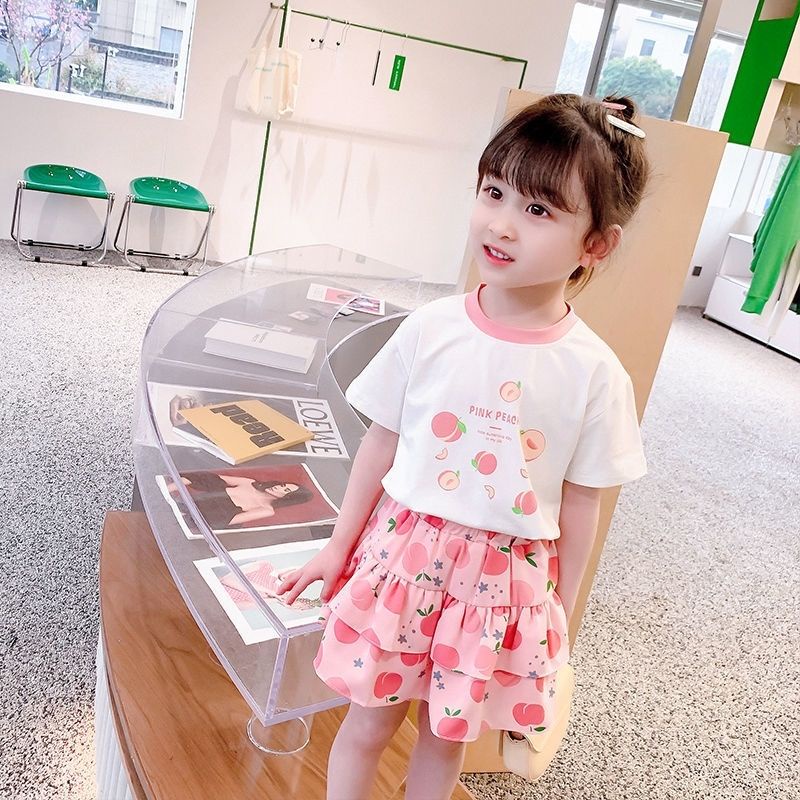 Set Áo Thun Tay Ngắn + Chân Váy Xếp Ly Thiết Kế Mới Thời Trang Mùa Hè Theo Phong Cách Hàn Quốc Cho Nữ