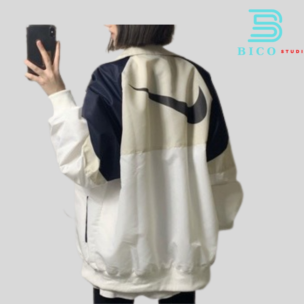 Áo Khoác Dù, Áo Khoác Nike Logo Vintage Nam Nữ Chất Cao Cấp - BICO Studio