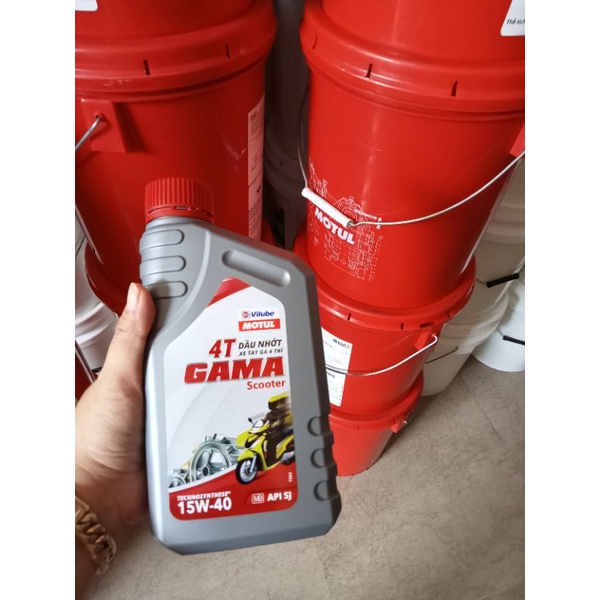 Dầu nhớt GAMA Scooter dung tích 0.8 lít chuyên dùng cho xe tay ga