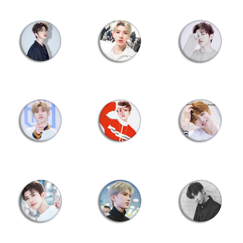 Huy hiệu cài áo IN HÌNH Thái Từ Khôn Nine Percent idol thần tượng cpop dễ thương tiện lợi