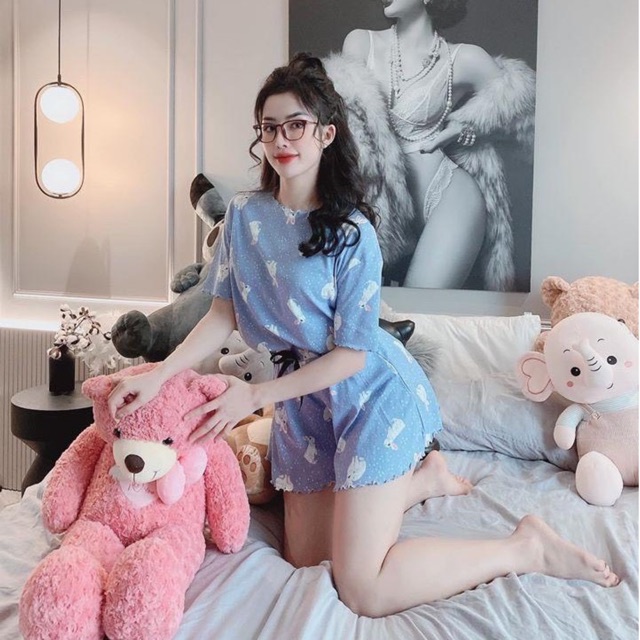 [Mã FAMAYWA giảm 10K đơn 50K] BÁN SỈ BỘ COTTON HÌNH THÚ QUẦN GIẢ VÁY CUTE ( bảng màu tự chụp ) | BigBuy360 - bigbuy360.vn