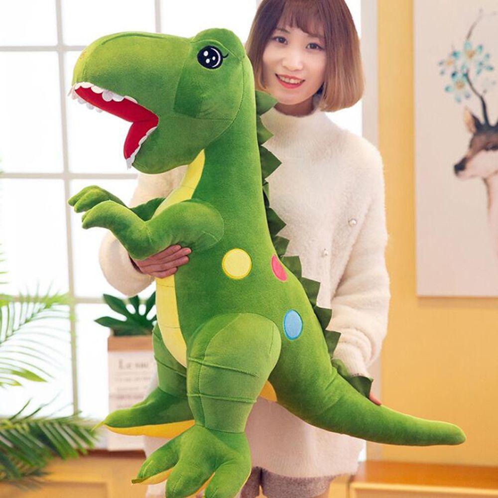 REBUY1 Khủng Long Tyrannosaurus Rex Nhồi Bông Hoạt Hình Trang Trí Giường Ngủ / Văn Phòng / Tiệc Cưới / Sinh