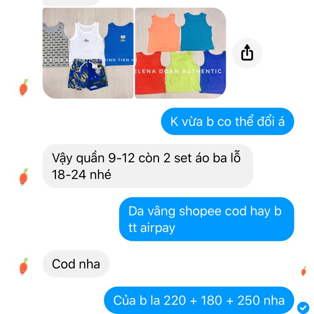 Châu lê set 3 áo va 5 áo 18/24 + quần batman 9-12
