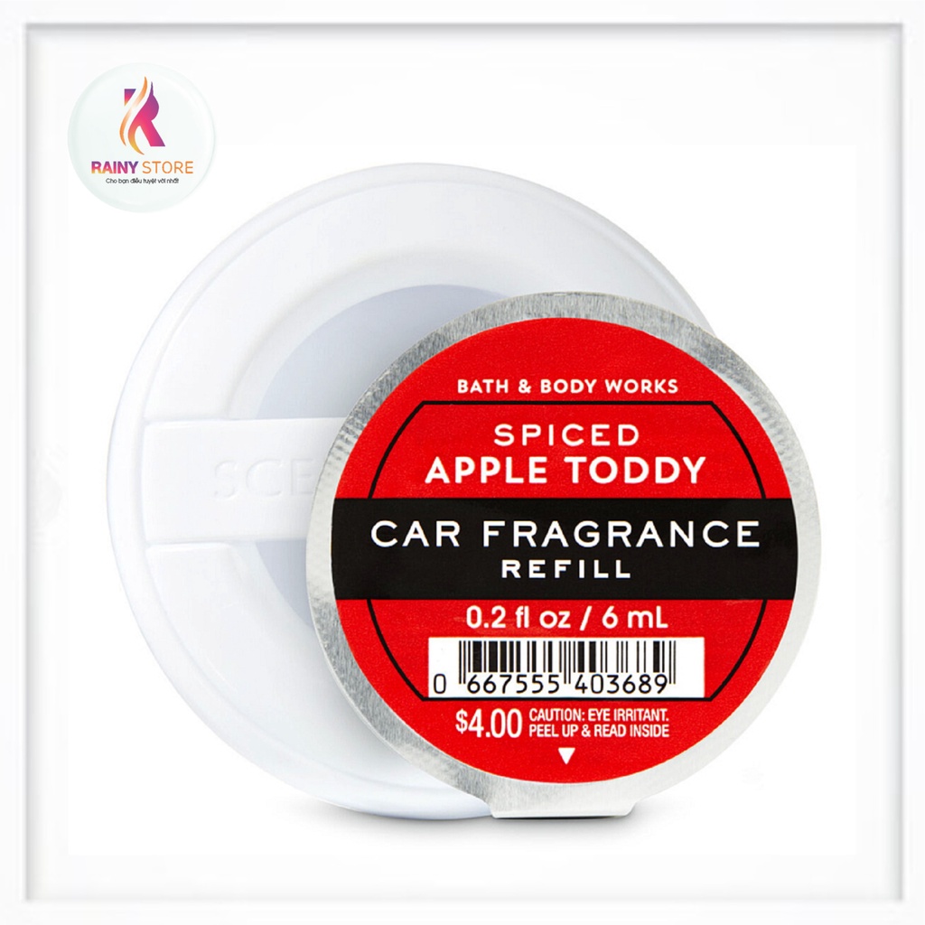 Tinh dầu thơm xe hơi Bath &amp; Body Works Spiced Apple Toddy 6ml