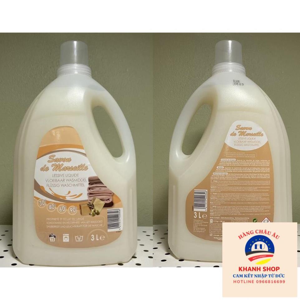 Nước Giặt Savon de Marseille Hương Nước Hoa Pháp Nhẹ Dịu Dung Tích 3L - Hàng Pháp Chính Hãng Madein EU