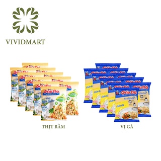  CHÁO GẤU ĐỎ 02 VỊ: THỊT BẰM, VỊ GÀ – GÓI 50G – GẤU ĐỎ