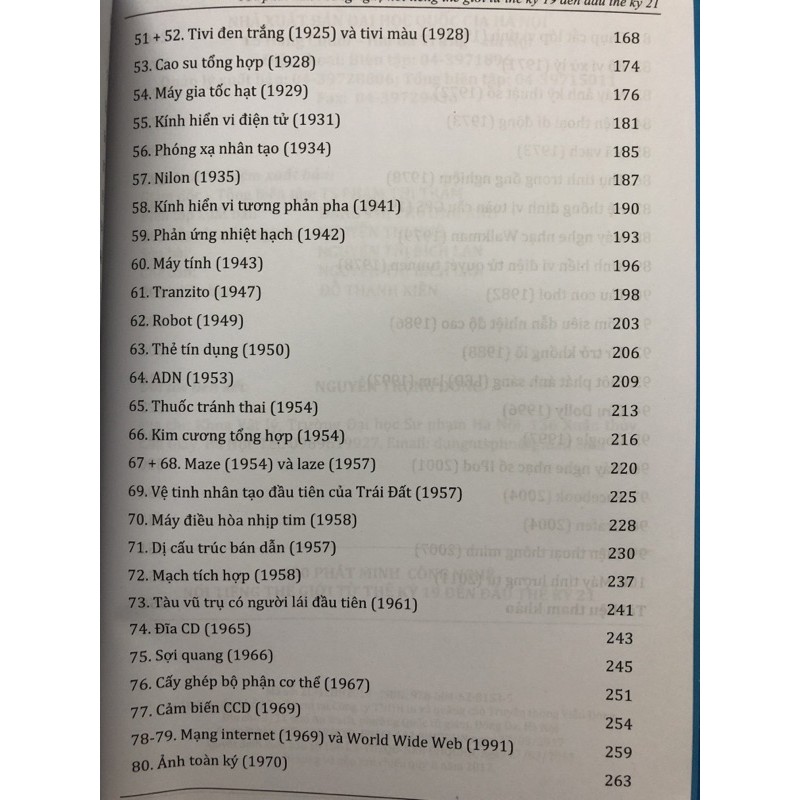 Sách - 100 Phát minh công nghệ nổi tiếng thế giới từ thế kỷ 19 đến đầu thế kỷ 21