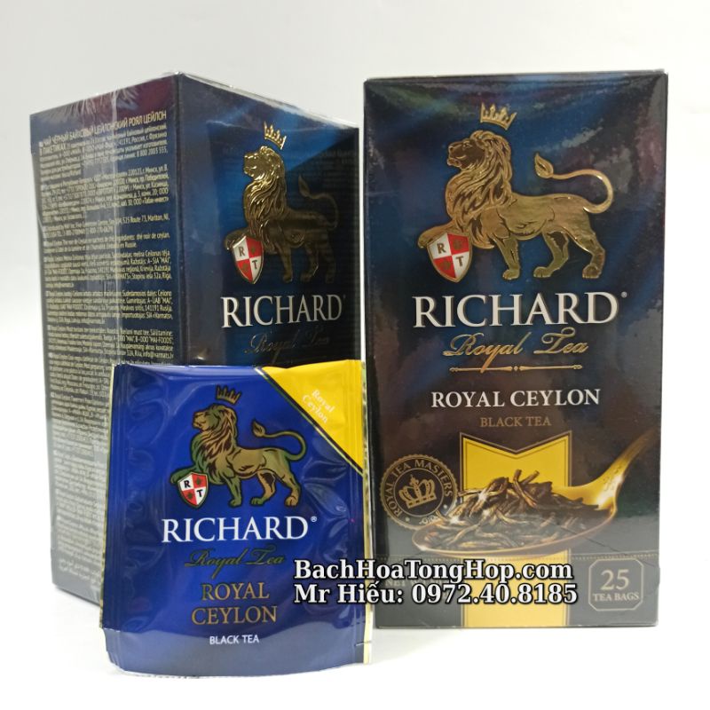 Trà Richard Royal Tea hộp giấy các vị