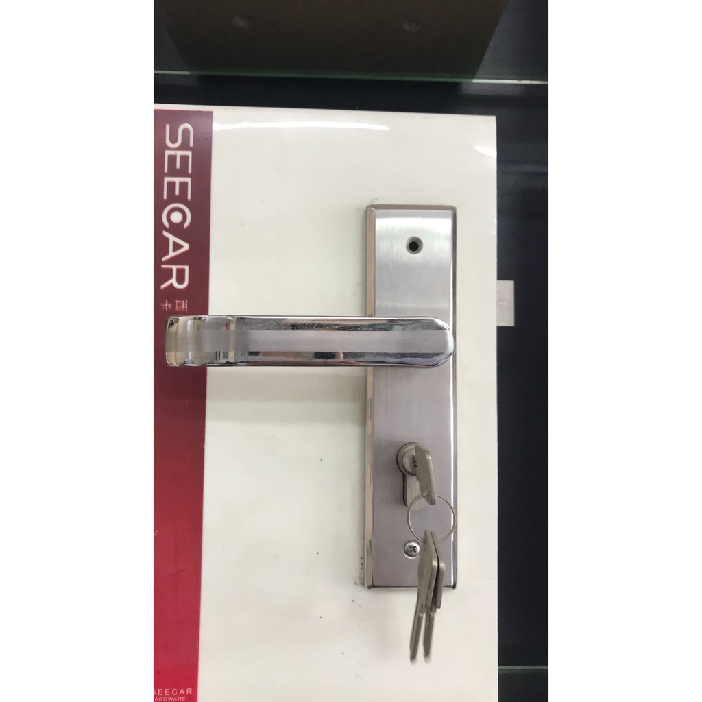 [Hàng chính hãng - inox 100%] Khóa tay gạt SEECAR 25L/85 (Bạc)