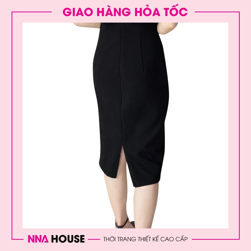 Đầm dự tiệc - Váy thiết kế dáng xuông co dãn thoải mái cho nữ NNAHOUSE Mã NA202 | BigBuy360 - bigbuy360.vn