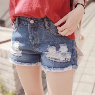 Quần đùi bò rách siêu đẹp