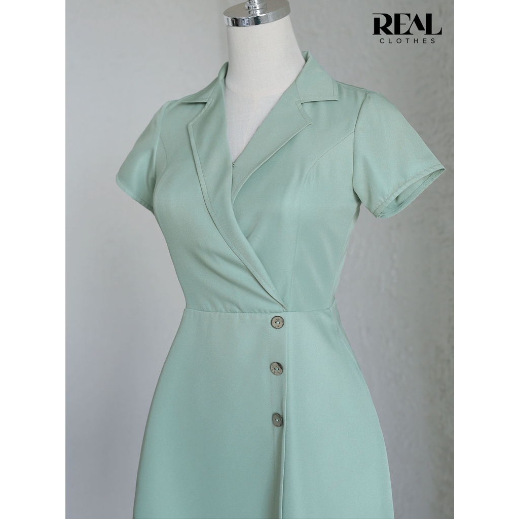 Đầm tiểu phương olive_REAL