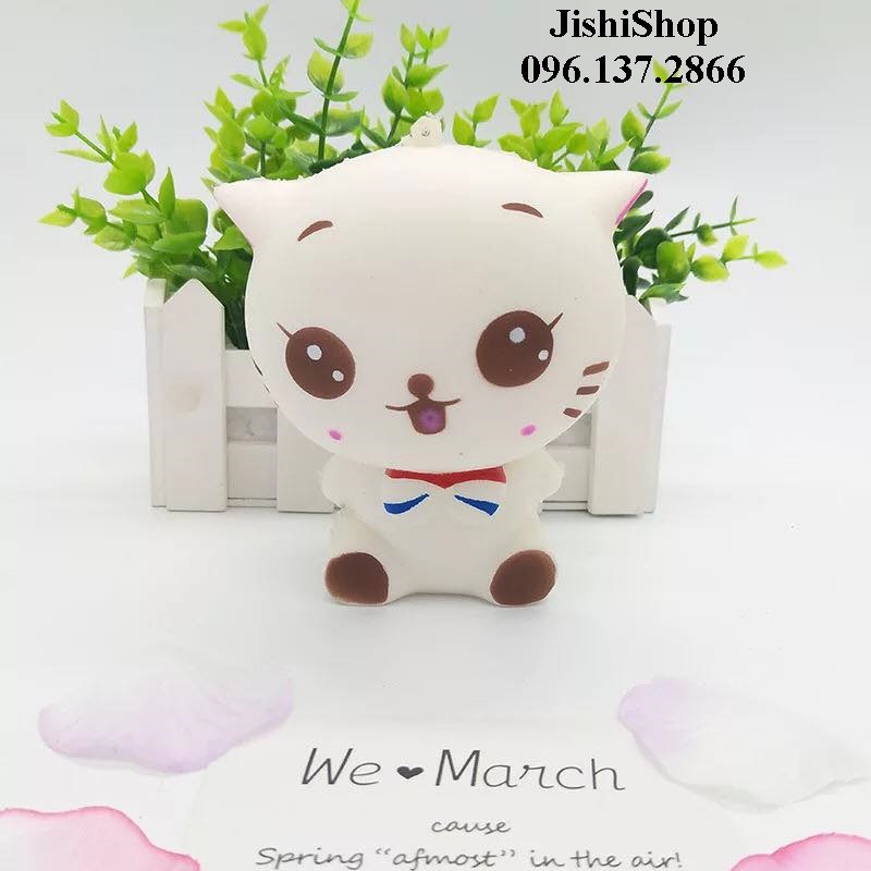 Squishy White Cat ( Squishy mèo trắng) |shopee. Vn\Shopgiayred