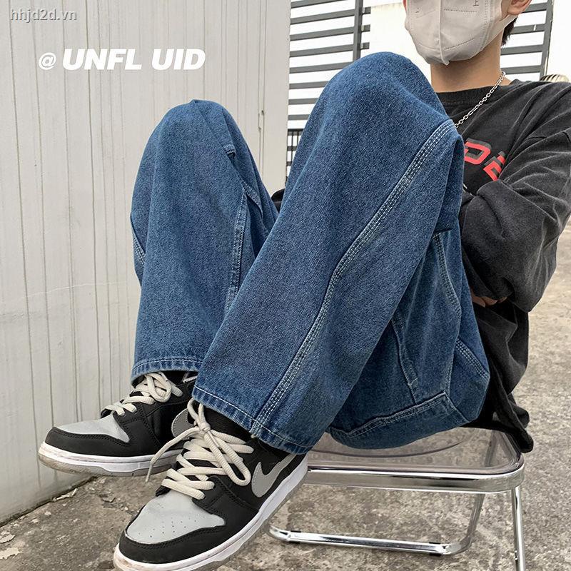 Quần jean ống rộng phong cách năng động cá tính dành cho nam