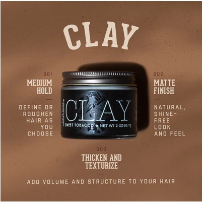 Sáp vuốt tóc 18.21 Man Made Clay - 18.21 Man Made Wax