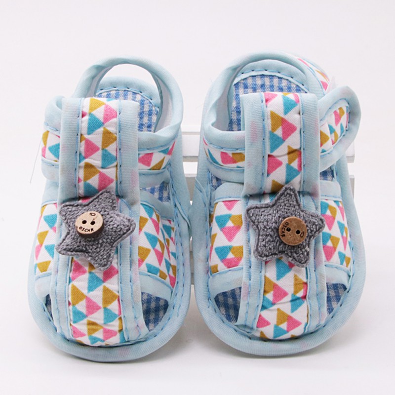Giày sandal đế mềm phong cách Hàn Quốc xinh xắn dành cho bé
