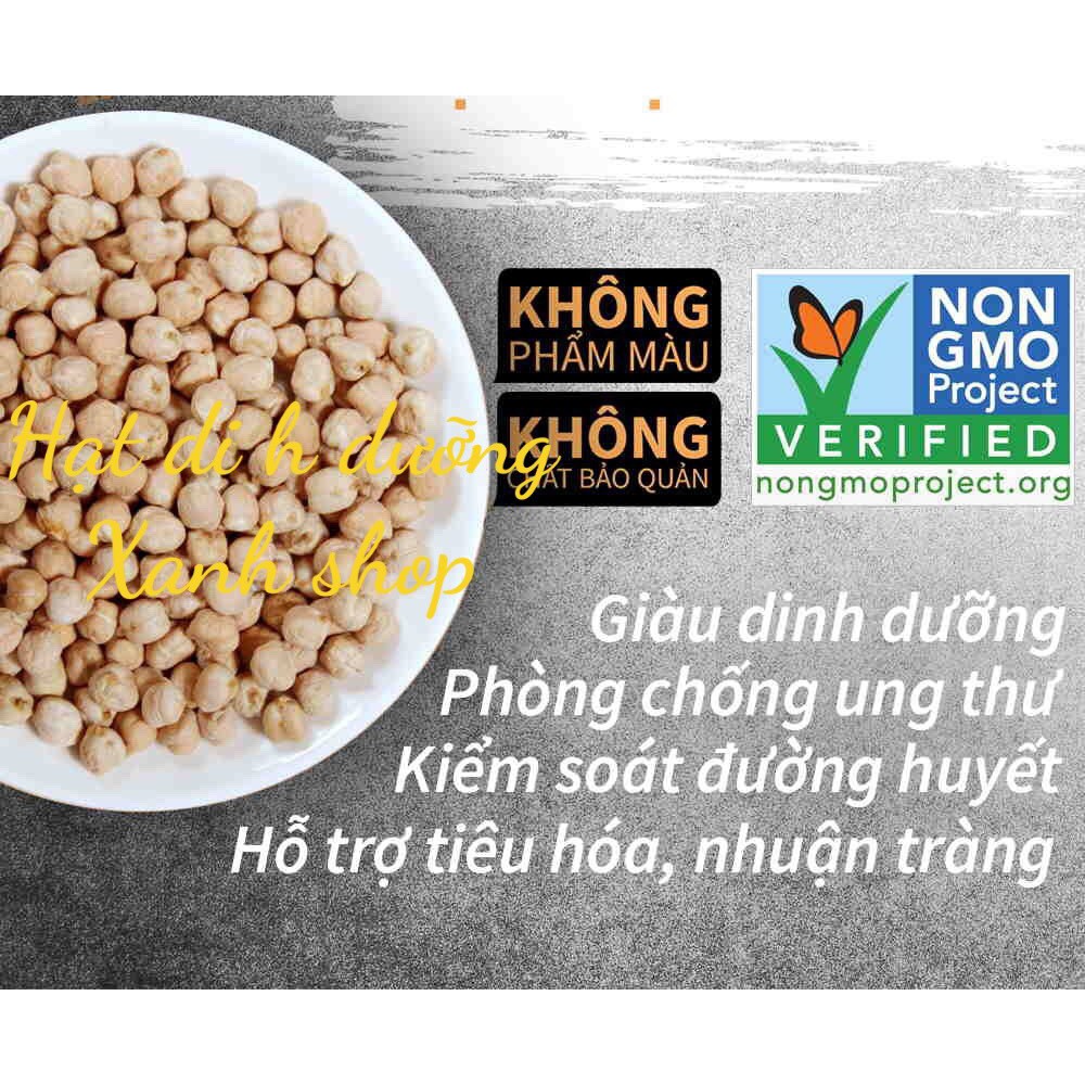 [ Hữu Cơ - Nhập Khẩu Chính Hãng ] Đậu Gà Thổ Nhĩ Kì 500gr - Hạt Dinh Dưỡng Xanh Shop