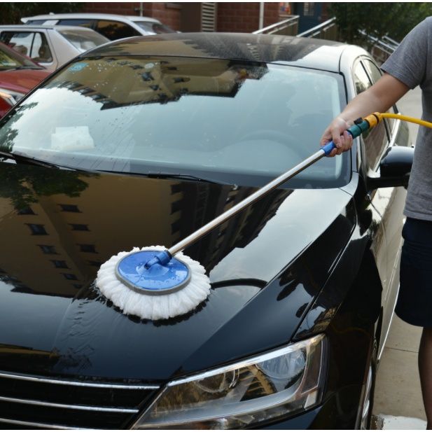 Cây lau nhà rửa xe bằng nước, chổi rửa xe cán dài ô tô NanoWashing