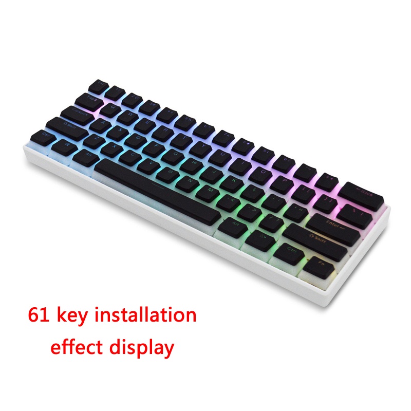 Nắp Đậy Phím OEM PBT Hai Màu Trong Mờ Cho Bàn Phím Cơ