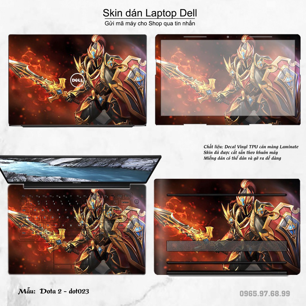 Skin dán Laptop Dell in hình Dota 2 nhiều mẫu 4 (inbox mã máy cho Shop)