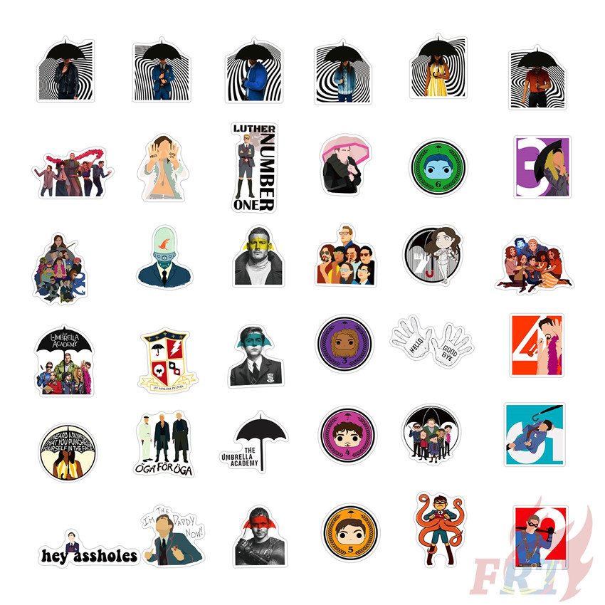 ❉ The Umbrella Academy - Series 05 TV Shows Stickers ❉ 50Pcs/Set Waterproof DIY Fashion Decals Doodle Stickers