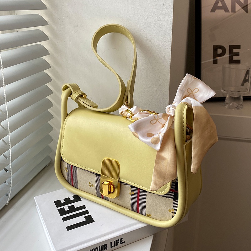 Túi Đeo Vai Màu Sắc Tương Phản Thời Trang Cao Cấp Cho Nữ