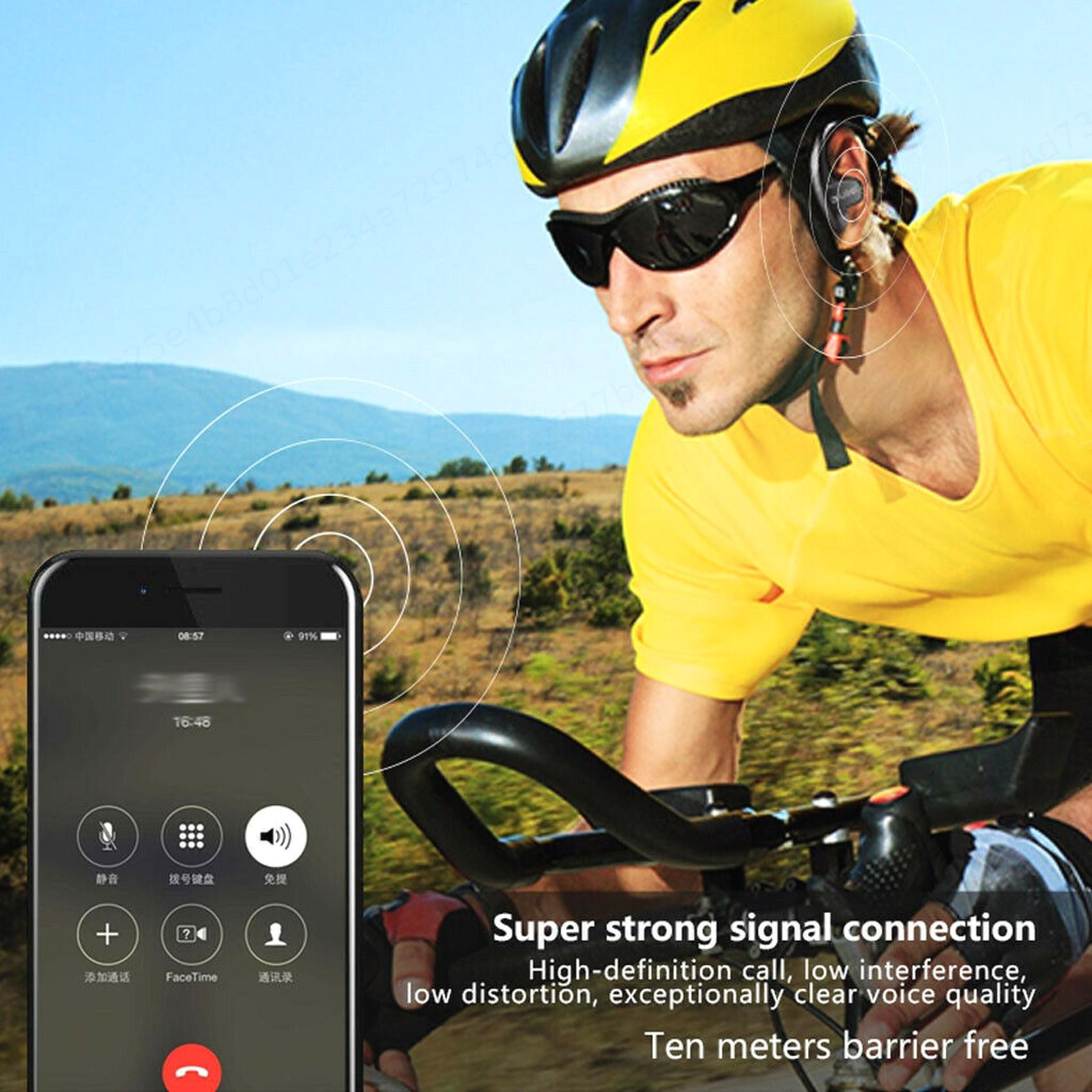 Tai Nghe Bluetooth 5.0 Không Dây Ovleng S13 Chống Nước Kèm Mic